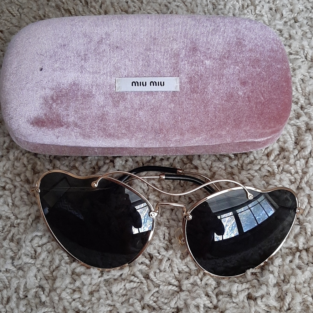 Original Miu Miu Butterfly Sunglasses Like New - image 3